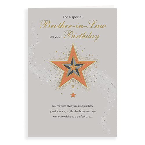Piccadilly Greetings Regal Publishing Klassische Geburtstagskarte für Schwager, 22,9 x 15,2 cm, C80949 von Piccadilly Greetings