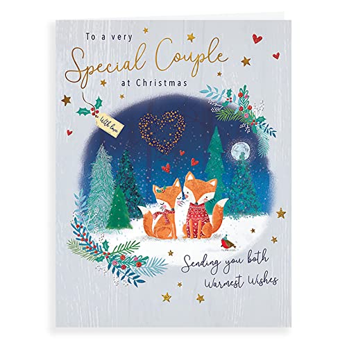 Piccadilly Greetings Weihnachtskarte, Motiv: Special Couple – 20,3 x 15,2 cm von Piccadilly Greetings