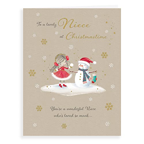 Piccadilly Greetings Weihnachtskarte, Nichte, 20,3 x 15,2 cm von Piccadilly Greetings