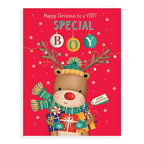 Piccadilly Greetings Weihnachtskarte "Special Boy", 20,3 x 15,2 cm von Piccadilly Greetings
