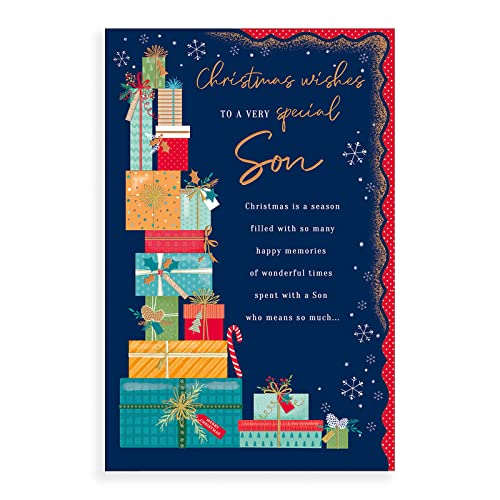 Regal Publishing Weihnachtskarte für Sohn, 30,5 x 20,3 cm von Piccadilly Greetings