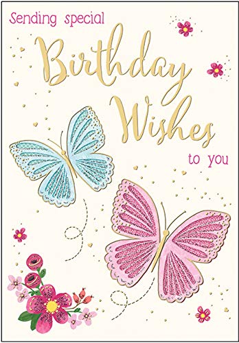 Traditionelle Geburtstagskarte – 17,8 x 12,7 cm – Piccadilly Greetings von Piccadilly Greetings