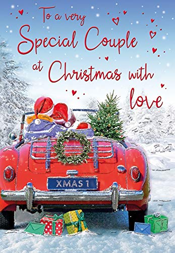 Traditionelle Weihnachtskarte Special Couple – 22,9 x 15,2 cm – Regal Publishing von Piccadilly Greetings