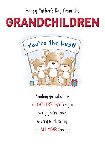 Vatertagskarte von Enkelkindern – 22,9 x 15,2 cm – Piccadilly Greetings von Piccadilly Greetings