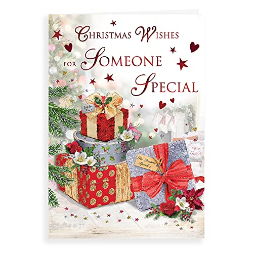 Weihnachtskarte Someone Special – 22,9 x 15,2 cm – Regal Publishing, C85492 von Piccadilly Greetings