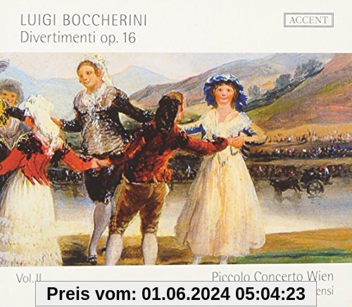 Boccherini: Divertimenti Op.16 Vol.2 (Nr.1/4/6) von Piccolo Concerto Wien