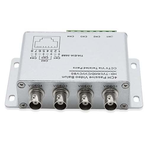 4Ch Passive Video Balun Für CVI Kameras CCTV Twist Paare UTP Video Balun BNC UTP RJ45 4CH Transceiver 4Ch Passive Video Balun Für CVI Kameras CCTV Twist Paare UTP Video Balun BNC UTP RJ45 4CH Transceiver von Piceioep