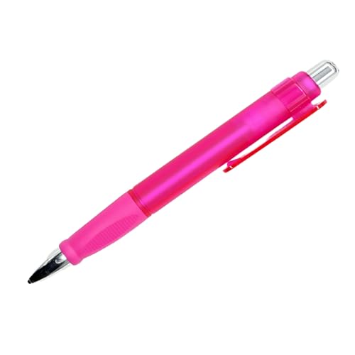 Großer dicker Kugelschreiber, 1,0 mm, einziehbarer Kugelschreiber, Ölstift, großer breiter Griff, Pressstift, glattes Schreiben, für Büro, Schule von Piceioep