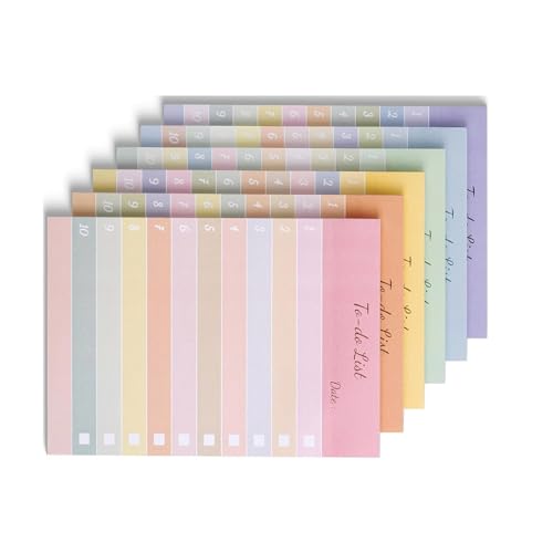 Haftnotizen, 300 Blatt, 10,2 x 15,2 cm, Notizblöcke für Planung, Planung, Büro, Schreiben, Notizblöcke, 6 Stück Haftnotizen, 300 Blatt, 10,2 x 15,2 cm, Notizblöcke für Planung, Planung, Büro, Schreiben, Notizblöcke, 6 Stück von Piceioep
