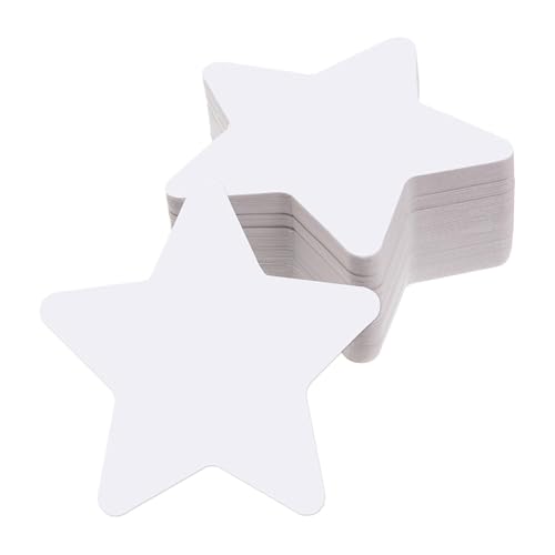 Papierausschnitte in Sternform, 8,9 cm, fünfzackiger Stern, gestanzt, für Bastelarbeiten, Klassenzimmer, Pinnwand, Geburtstagsdekoration, 100 Stück Papierausschnitte in Sternform, 8,9 cm, fünfzackiger Stern, gestanzt, für Bastelarbeiten, Klassenzimmer, Pinnwand, Geburtstagsdekoration, 100 Stück von Piceioep