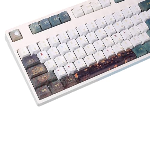 Piceioep 108Keys/festgelegte Tradition Ancient Styles Farbstoff Sublimations Keycap PBTS Originalhöheschlüsselkaps Für Mechanische Tastaturen von Piceioep