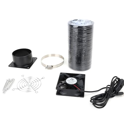 Piceioep USB 5V Angetriebene Belüftungssysteme 800x800x250mm 4000 U/Min Lüfter Für Geruchsentfernung 3D Druckgehäusezubehör von Piceioep