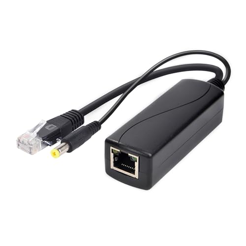 Power Over Ethernet Splitter 10/100MPBS RJ45 DC5.5x2.1mm Unterstützung IEEE802.3AT (30W) Poes Splitter von Piceioep