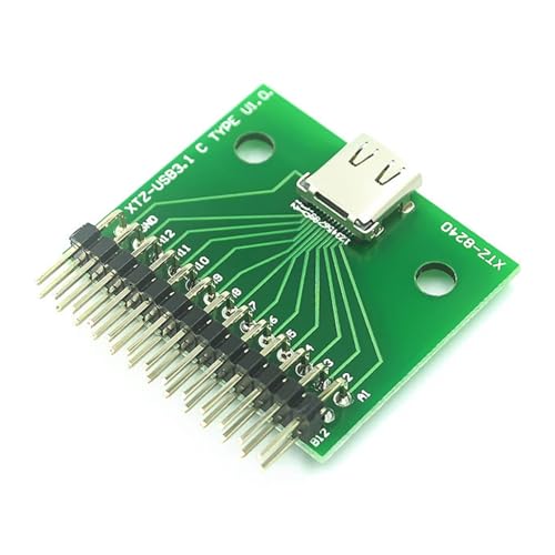 USB 3.1 Typ C Weibliche Testplatine Mit 24p Stecker Pin Header Zum Testen Und Debuggen USB 3.1 Typ C Weibliche Testplatine Mit 24p Stecker Pin Header Zum Testen Und Debuggen von Piceioep