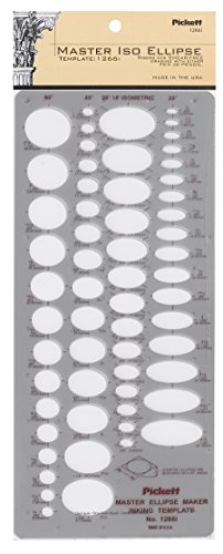 Pickett Master Isometrische Ellipse-Vorlage (1266I) von Pickett