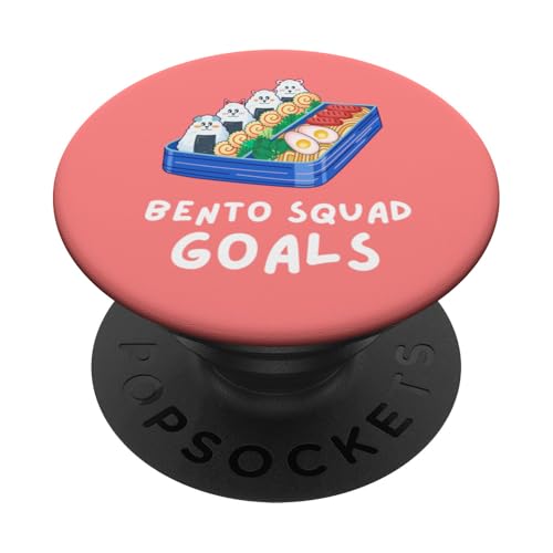 Bento Squad, Bento Art Kawaii, Liebhaber von Bento-Boxen, japanisches Essen PopSockets Klebender PopGrip Bento Squad, Bento Art Kawaii, Liebhaber von Bento-Boxen, japanisches Essen PopSockets Klebender PopGrip von Pickle Bento