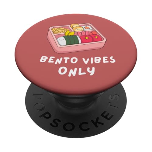 Bento Vibes Only, Kawaii Bento Box Lover, japanisches Essen PopSockets Klebender PopGrip Bento Vibes Only, Kawaii Bento Box Lover, japanisches Essen PopSockets Klebender PopGrip von Pickle Bento