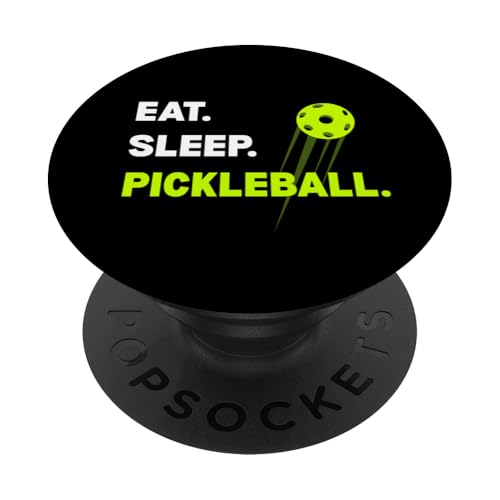 Eat. Sleep. Pickleball. Erinnerung Pickleball Spielerspaß PopSockets Klebender PopGrip Eat. Sleep. Pickleball. Erinnerung Pickleball Spielerspaß PopSockets Klebender PopGrip von Pickle Bento