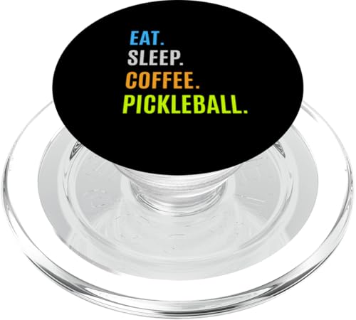 Eat. Sleep.Pickleball.Coffee.Pickleball Player Fun PopSockets PopGrip für MagSafe Eat. Sleep.Pickleball.Coffee.Pickleball Player Fun PopSockets PopGrip für MagSafe von Pickle Bento