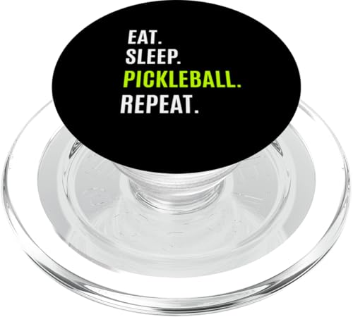 Essen. Schlaf. Pickleball. Wiederholen. Pickleball-Spielerspaß PopSockets PopGrip für MagSafe Essen. Schlaf. Pickleball. Wiederholen. Pickleball-Spielerspaß PopSockets PopGrip für MagSafe von Pickle Bento