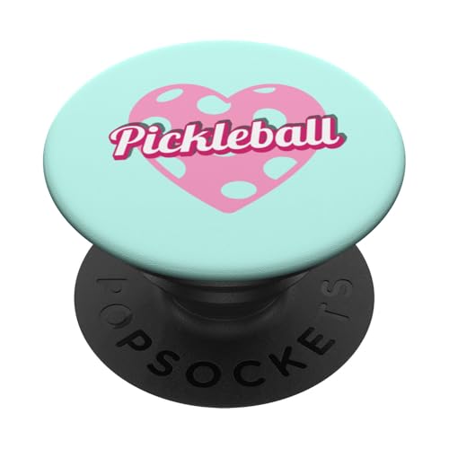 Pickleball-Herz, Pickleball-Liebhaber, Pickleball-Spielerspaß PopSockets Klebender PopGrip Pickleball-Herz, Pickleball-Liebhaber, Pickleball-Spielerspaß PopSockets Klebender PopGrip von Pickle Bento