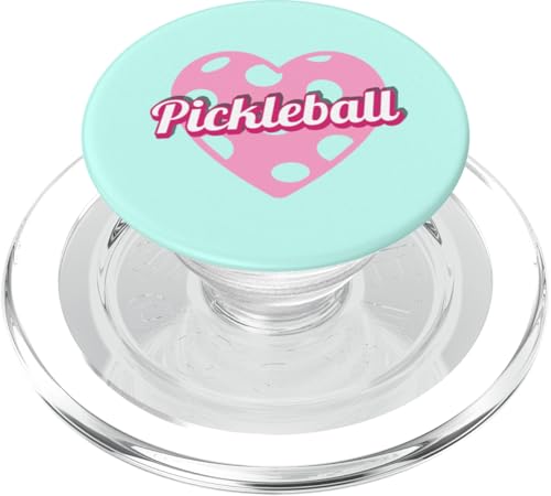 Pickleball-Herz, Pickleball-Liebhaber, Pickleball-Spielerspaß PopSockets PopGrip für MagSafe Pickleball-Herz, Pickleball-Liebhaber, Pickleball-Spielerspaß PopSockets PopGrip für MagSafe von Pickle Bento