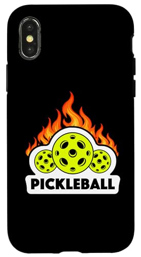 Pickleball-Kunst, Pickleball-Liebhaber, Spaß für Pickleball-Spieler Hülle für iPhone X/XS Pickleball-Kunst, Pickleball-Liebhaber, Spaß für Pickleball-Spieler Hülle für iPhone X/XS von Pickle Bento