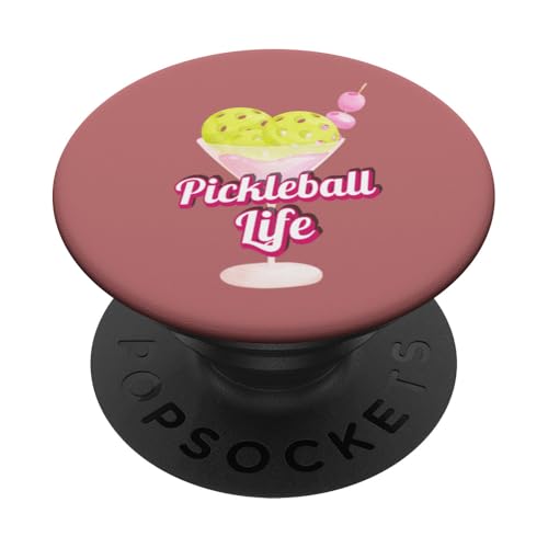 Pickleball Martini, Pickleball-Liebhaber, Pickleball-Spielerspaß PopSockets Klebender PopGrip Pickleball Martini, Pickleball-Liebhaber, Pickleball-Spielerspaß PopSockets Klebender PopGrip von Pickle Bento