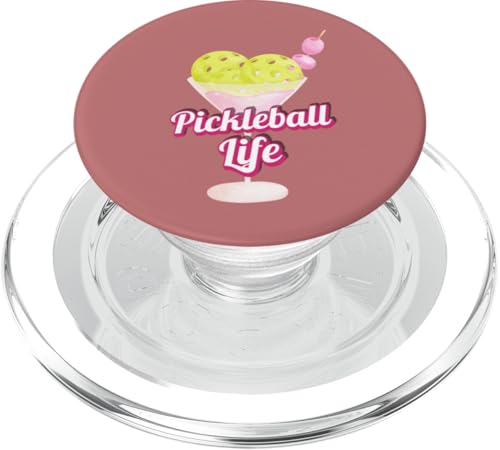 Pickleball Martini, Pickleball-Liebhaber, Pickleball-Spielerspaß PopSockets PopGrip für MagSafe Pickleball Martini, Pickleball-Liebhaber, Pickleball-Spielerspaß PopSockets PopGrip für MagSafe von Pickle Bento