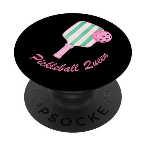 Pickleball Queen, Pickleball-Liebhaber, Pickleball-Spielerspaß PopSockets Klebender PopGrip Pickleball Queen, Pickleball-Liebhaber, Pickleball-Spielerspaß PopSockets Klebender PopGrip von Pickle Bento