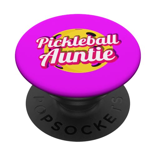 Pickleball-Tante, Pickleball-Liebhaber, Pickleball-Spielerspaß PopSockets Klebender PopGrip Pickleball-Tante, Pickleball-Liebhaber, Pickleball-Spielerspaß PopSockets Klebender PopGrip von Pickle Bento