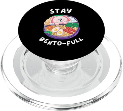 Stay Bento-ful, Kawaii Bento Box Lover, Japanisches Essen PopSockets PopGrip für MagSafe Stay Bento-ful, Kawaii Bento Box Lover, Japanisches Essen PopSockets PopGrip für MagSafe von Pickle Bento