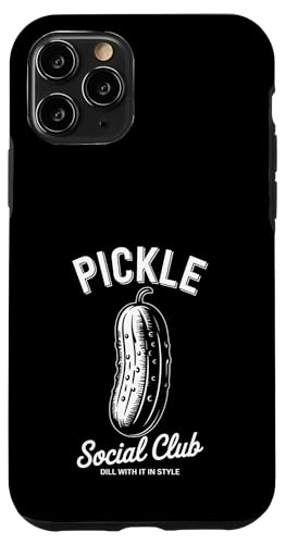 Dill With It Pickle Social Club Hülle für iPhone 11 Pro von Pickle Costume Designs