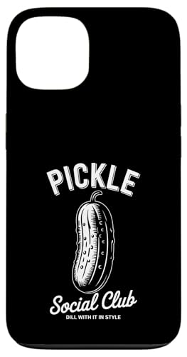 Dill With It Pickle Social Club Hülle für iPhone 13 von Pickle Costume Designs
