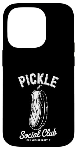 Dill With It Pickle Social Club Hülle für iPhone 14 Pro von Pickle Costume Designs