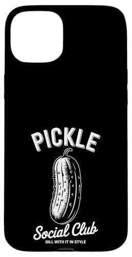 Dill With It Pickle Social Club Hülle für iPhone 15 Plus von Pickle Costume Designs