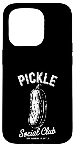 Dill With It Pickle Social Club Hülle für iPhone 15 Pro von Pickle Costume Designs