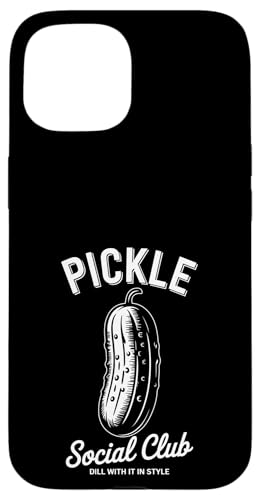 Dill With It Pickle Social Club Hülle für iPhone 15 von Pickle Costume Designs