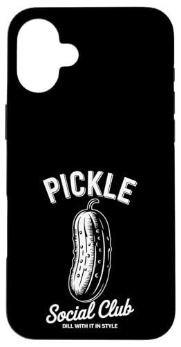 Dill With It Pickle Social Club Hülle für iPhone 16 Plus von Pickle Costume Designs
