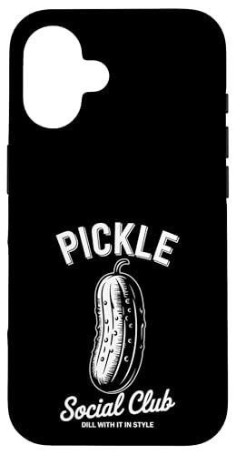 Dill With It Pickle Social Club Hülle für iPhone 16 von Pickle Costume Designs
