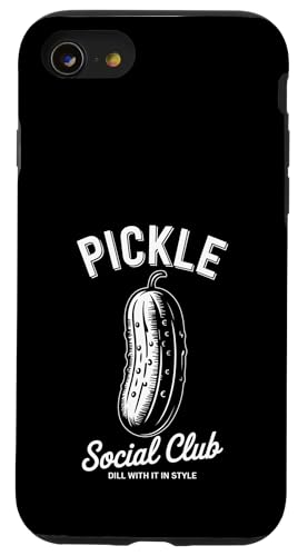 Dill With It Pickle Social Club Hülle für iPhone SE (2020) / 7 / 8 von Pickle Costume Designs