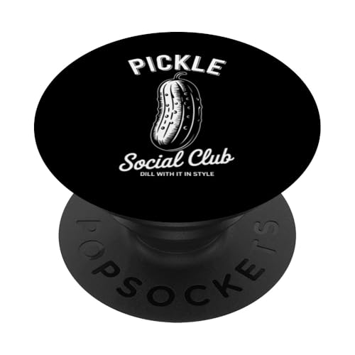Dill With It Pickle Social Club PopSockets Klebender PopGrip von Pickle Costume Designs