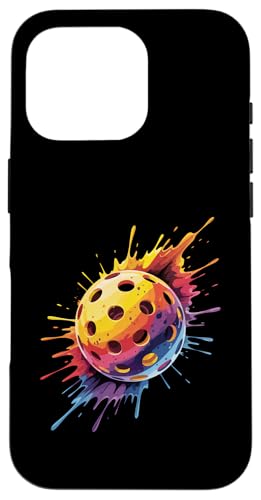 Pickleball Bunte Farbspritzer Kunst Sport Männer Frauen Hülle für iPhone 16 Pro Pickleball Bunte Farbspritzer Kunst Sport Männer Frauen Hülle für iPhone 16 Pro von PickleballAxis1