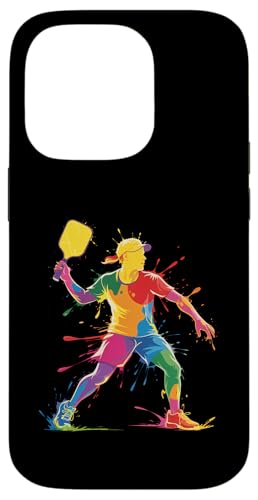 Pickleball Farbspritzer, bunt, Sport, Jungen, Mädchen, Kinder Hülle für iPhone 14 Pro Pickleball Farbspritzer, bunt, Sport, Jungen, Mädchen, Kinder Hülle für iPhone 14 Pro von PickleballAxis1