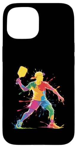 Pickleball Farbspritzer, bunt, Sport, Jungen, Mädchen, Kinder Hülle für iPhone 15 Pickleball Farbspritzer, bunt, Sport, Jungen, Mädchen, Kinder Hülle für iPhone 15 von PickleballAxis1