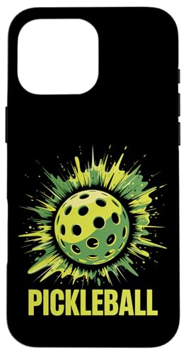 Pickleball Farbspritzer, bunt, Sport, Jungen, Mädchen, Kinder Hülle für iPhone 16 Pro Max Pickleball Farbspritzer, bunt, Sport, Jungen, Mädchen, Kinder Hülle für iPhone 16 Pro Max von PickleballAxis1