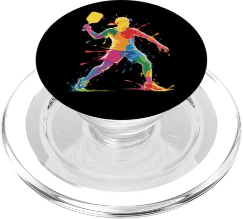 Pickleball Farbspritzer, bunt, Sport, Jungen, Mädchen, Kinder PopSockets PopGrip für MagSafe Pickleball Farbspritzer, bunt, Sport, Jungen, Mädchen, Kinder PopSockets PopGrip für MagSafe von PickleballAxis1