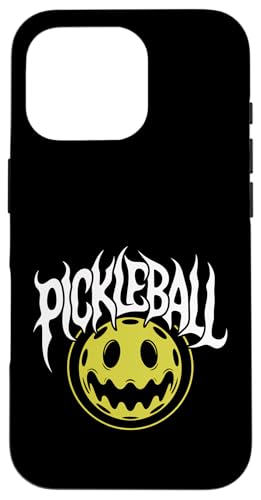 Pickleball Halloween Ball Sport Athlete Männer Frauen Kinder Hülle für iPhone 16 Pro von PickleballAxis1