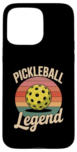 Pickleball Legend Vintage Paddel Sportsportler Herren Damen Hülle für iPhone 15 Pro Max von PickleballAxis1