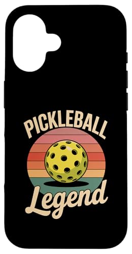 Pickleball Legend Vintage Paddel Sportsportler Herren Damen Hülle für iPhone 16 von PickleballAxis1